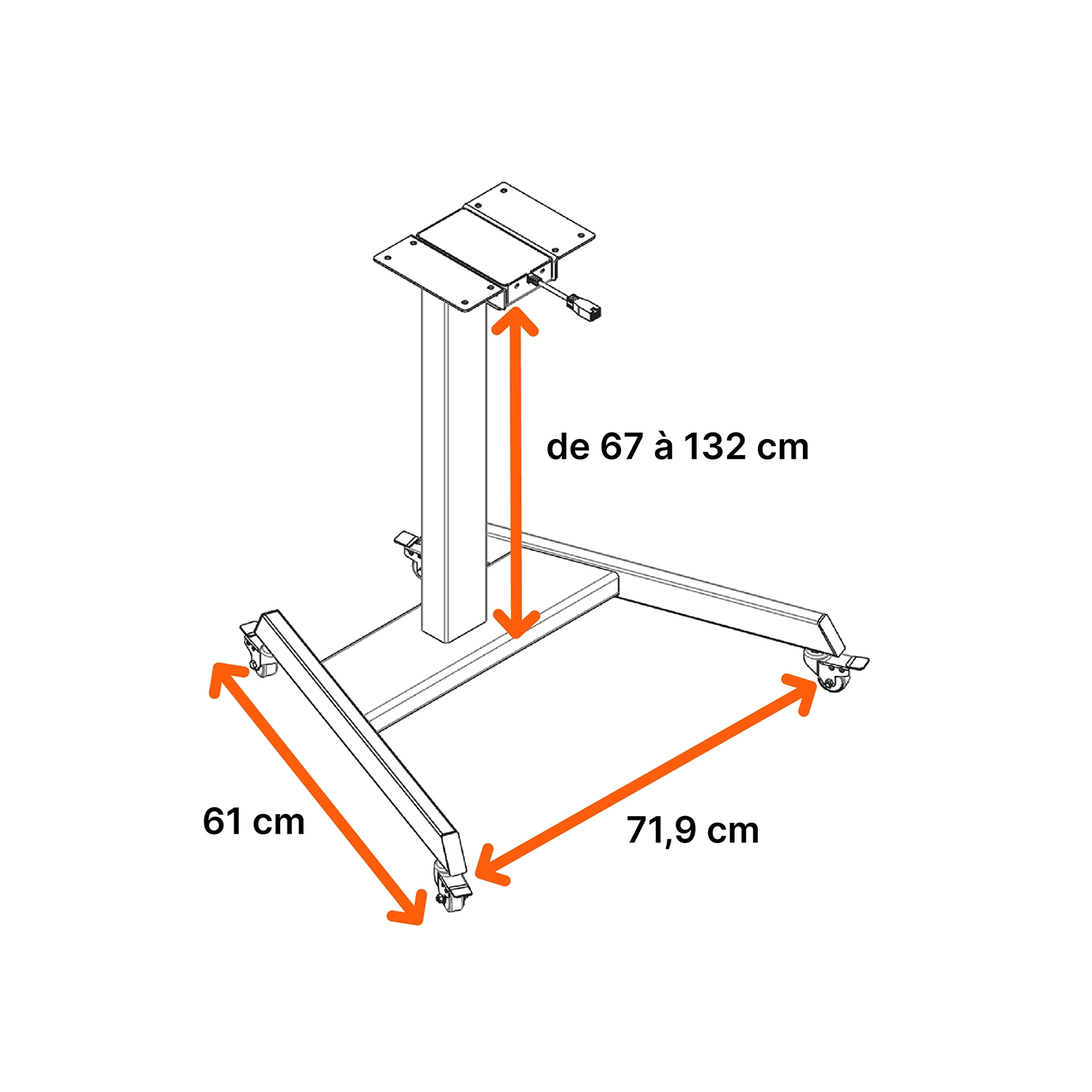 Dimensions globales de la structure