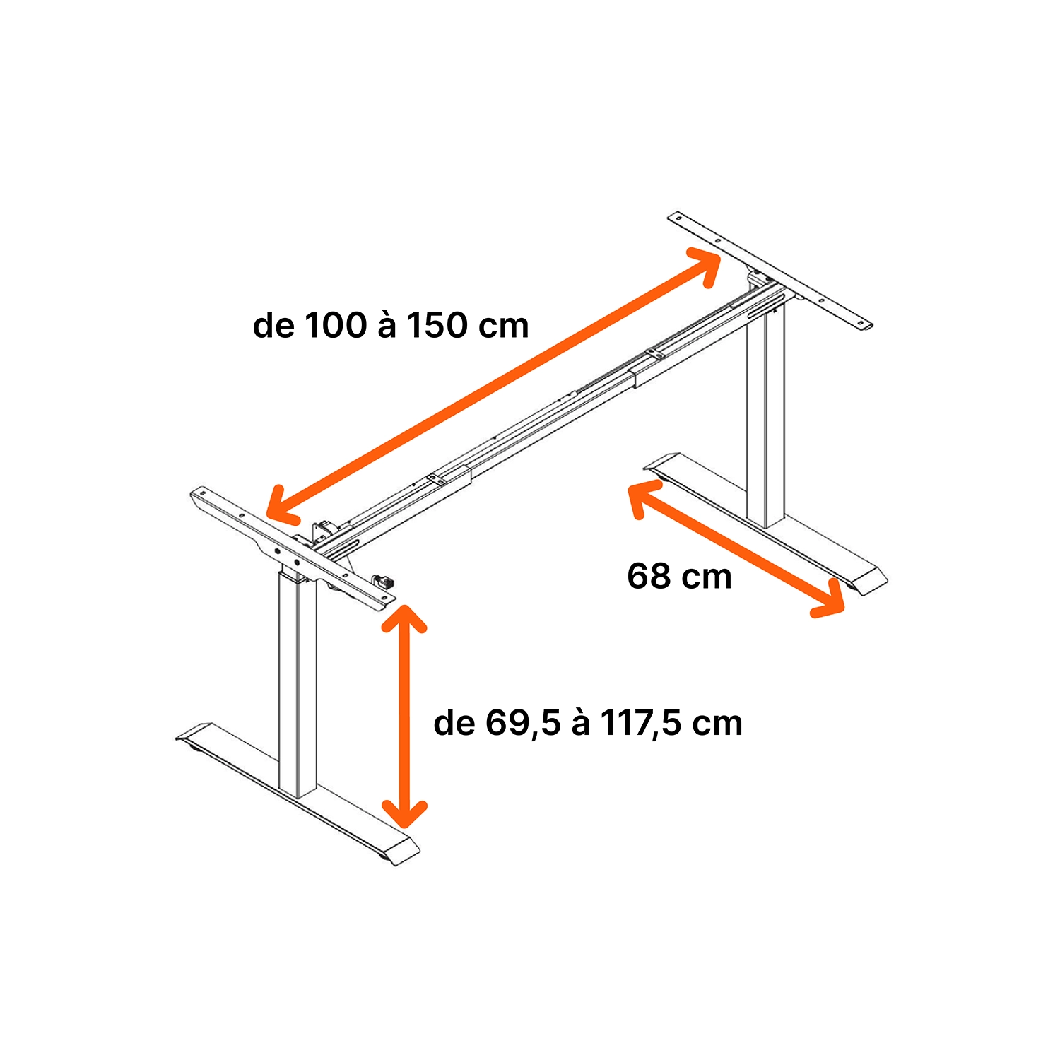 Dimensions globales de la structure