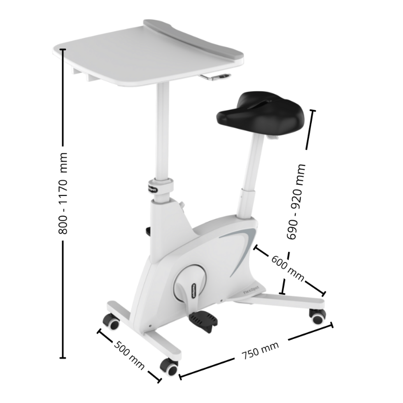 Vélo de Bureau avec Tablette
