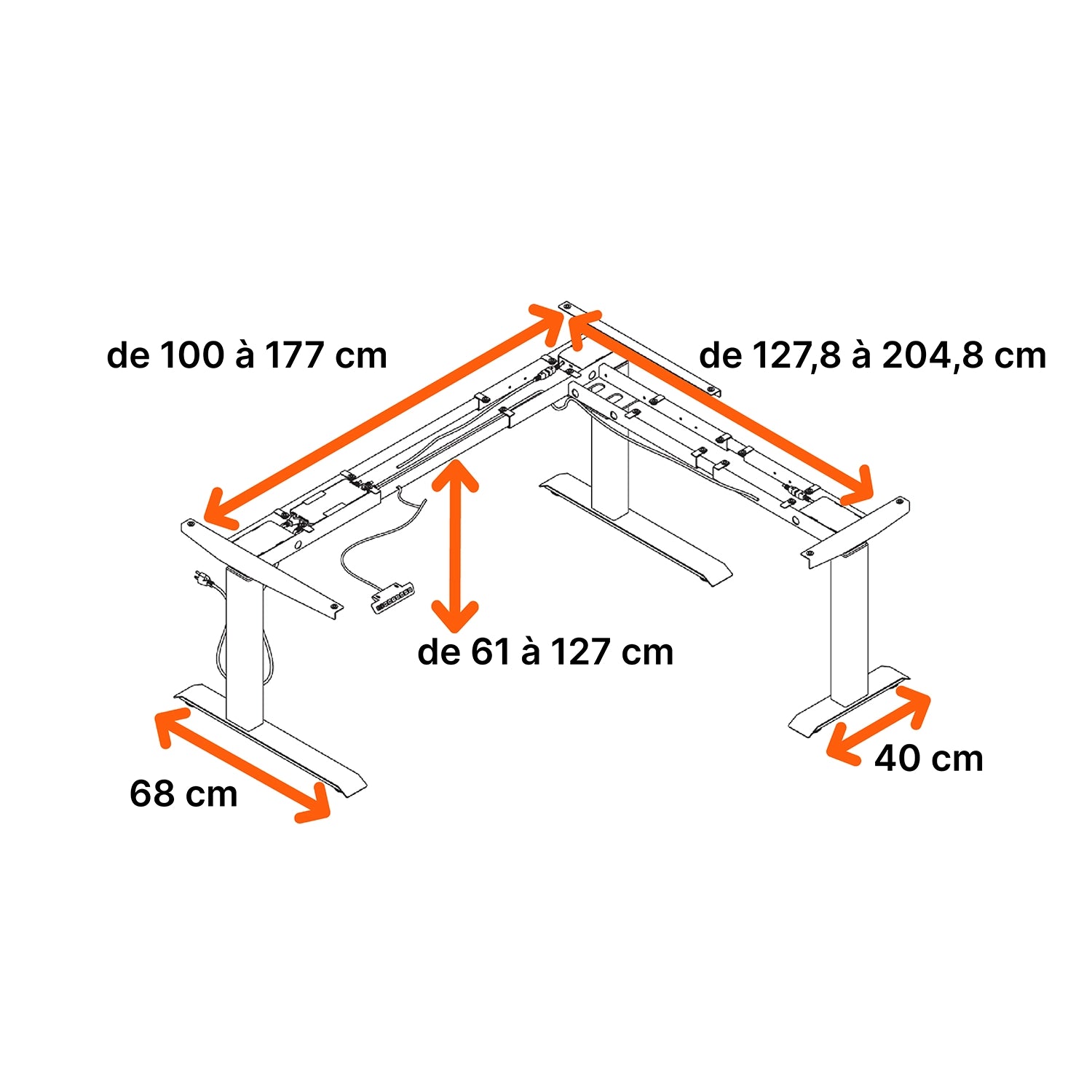 Dimensions office 90